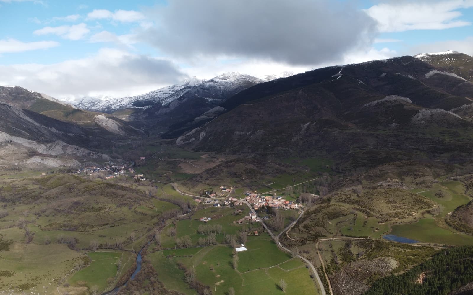 Valle de Espinama en la comarca de Liébana